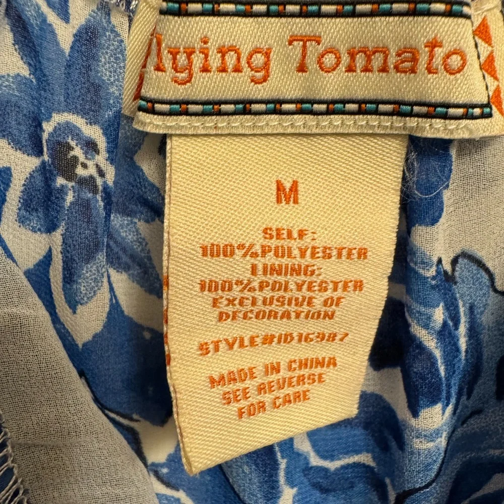 Flying tomato Blue Floral Maxi Dress - Picture 5 of 5